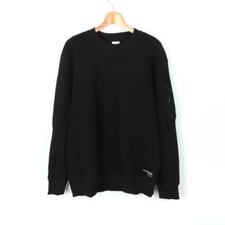 ザラ(ZARA)のザラ スウェット トレーナー トップス カットソー dnwr メンズ XLサイズ ブラック ZARA(スウェット)