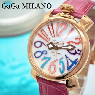ガガミラノ(GaGa MILANO)の38 GaGa MILANO ガガミラノ時計　レディース腕時計　マヌアーレ40(腕時計)