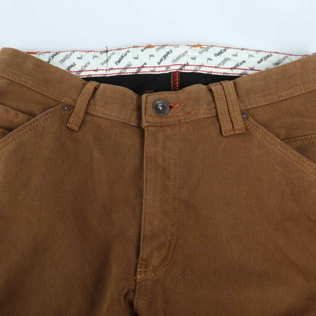 ワークマン パンツ 作業服 ワークパンツ FieldCore デニム メンズ Lサイズ ブラウン WORK MAN メンズのパンツ(その他)の商品写真