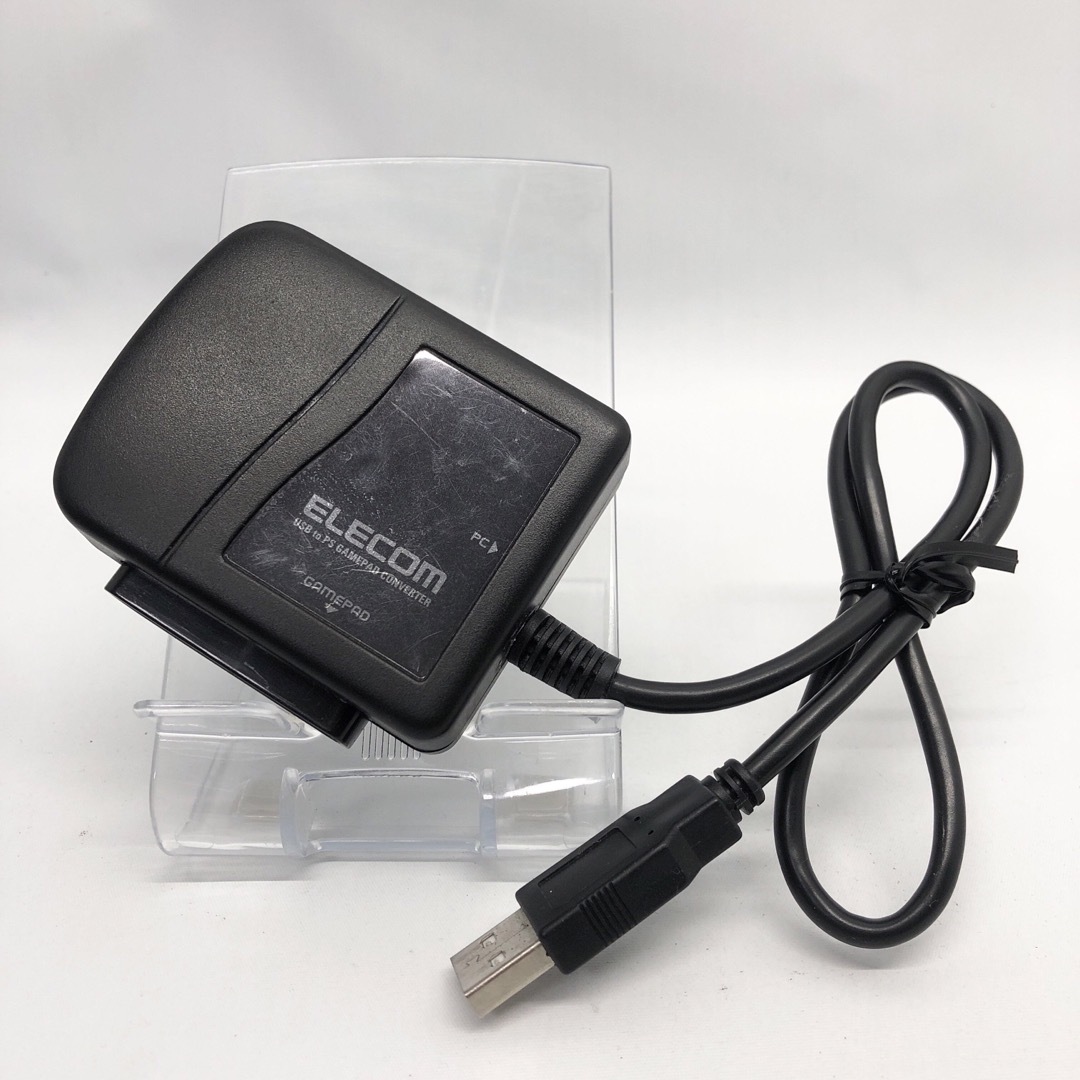 ELECOM(エレコム)のエレコム ゲームパッドコンバータ USB接続 JC-PS101UBK スマホ/家電/カメラのPC/タブレット(PC周辺機器)の商品写真