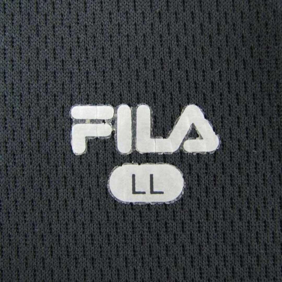 FILA(フィラ)のフィラ 半袖Tシャツ トップス カットソー スポーツウエア 大きいサイズ レディース LLサイズ ブラック FILA レディースのトップス(Tシャツ(半袖/袖なし))の商品写真