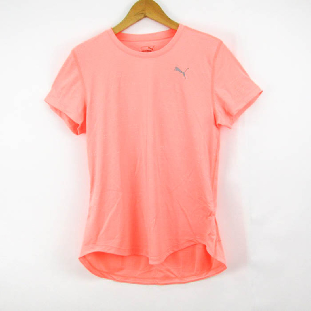 PUMA(プーマ)のプーマ 半袖Tシャツ トップス カットソー スポーツウエア ASIA レディース Lサイズ オレンジ PUMA レディースのトップス(Tシャツ(半袖/袖なし))の商品写真