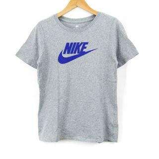 ナイキ(NIKE)のナイキ 半袖Tシャツ トップス カットソー スポーツウエア メランジ レディース Lサイズ グレー NIKE(Tシャツ(半袖/袖なし))