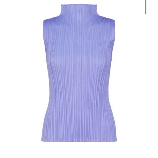 プリーツプリーズイッセイミヤケ(PLEATS PLEASE ISSEY MIYAKE)の【新品未使用】プリーツプリーズ　ノースリーブ　トップス　PP55JK802(タンクトップ)