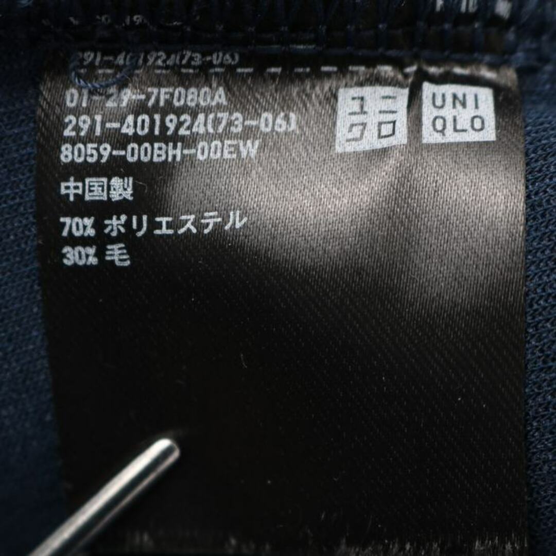 UNIQLO(ユニクロ)のユニクロ ワンピース 半袖 ミディアム丈 U ウール混 レディース Mサイズ ブルー UNIQLO レディースのワンピース(その他)の商品写真