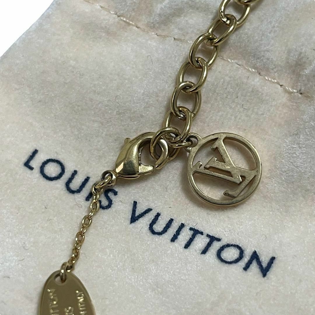 LOUIS VUITTON(ルイヴィトン)の【極美品】ルイヴィトン　ナノグラム　ネームタグ　ブレスレット　現行品 レディースのアクセサリー(ブレスレット/バングル)の商品写真