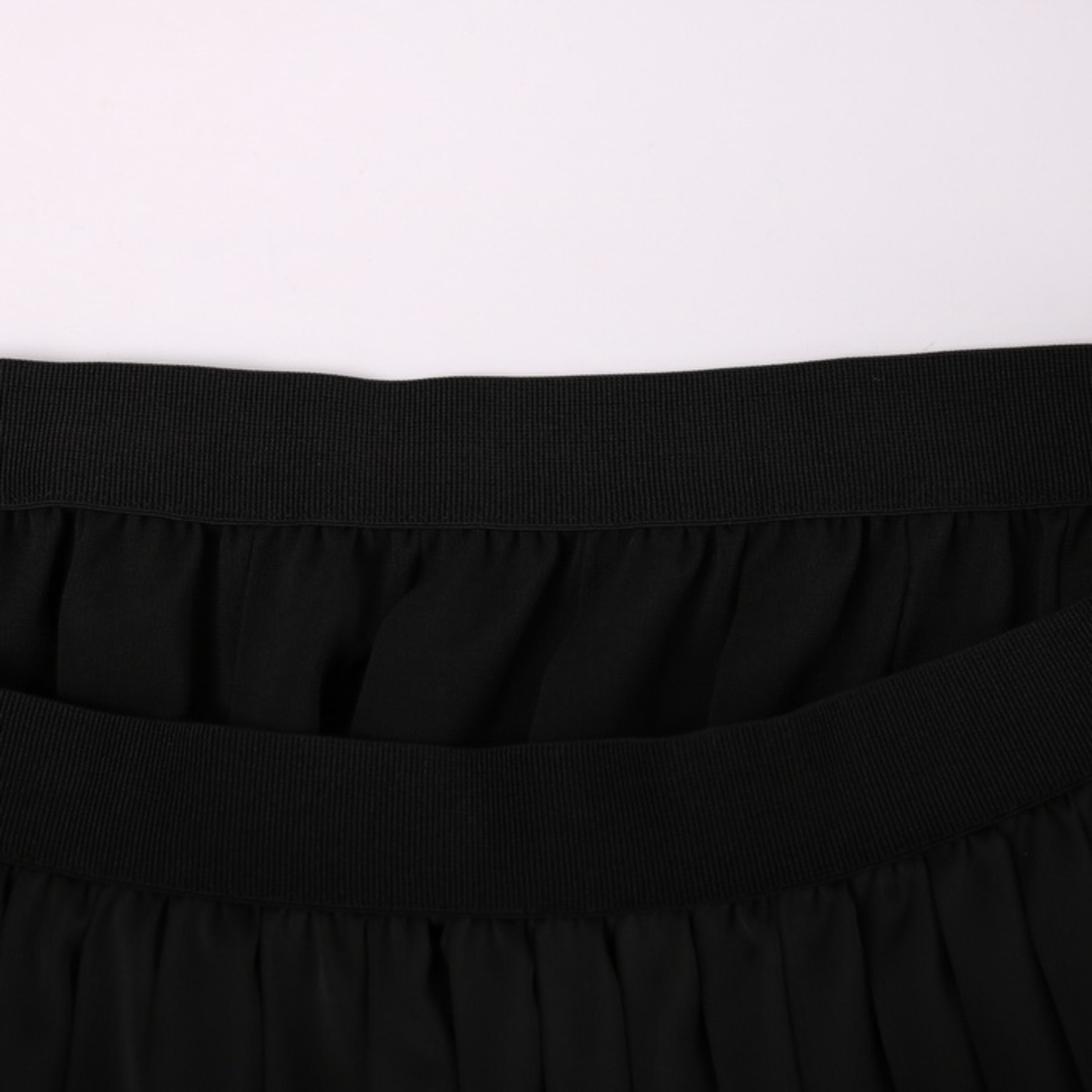 UNIQLO(ユニクロ)のユニクロ スカート プリーツ ウエストゴム ミディアム丈 レディース XLサイズ ブラック UNIQLO レディースのスカート(その他)の商品写真