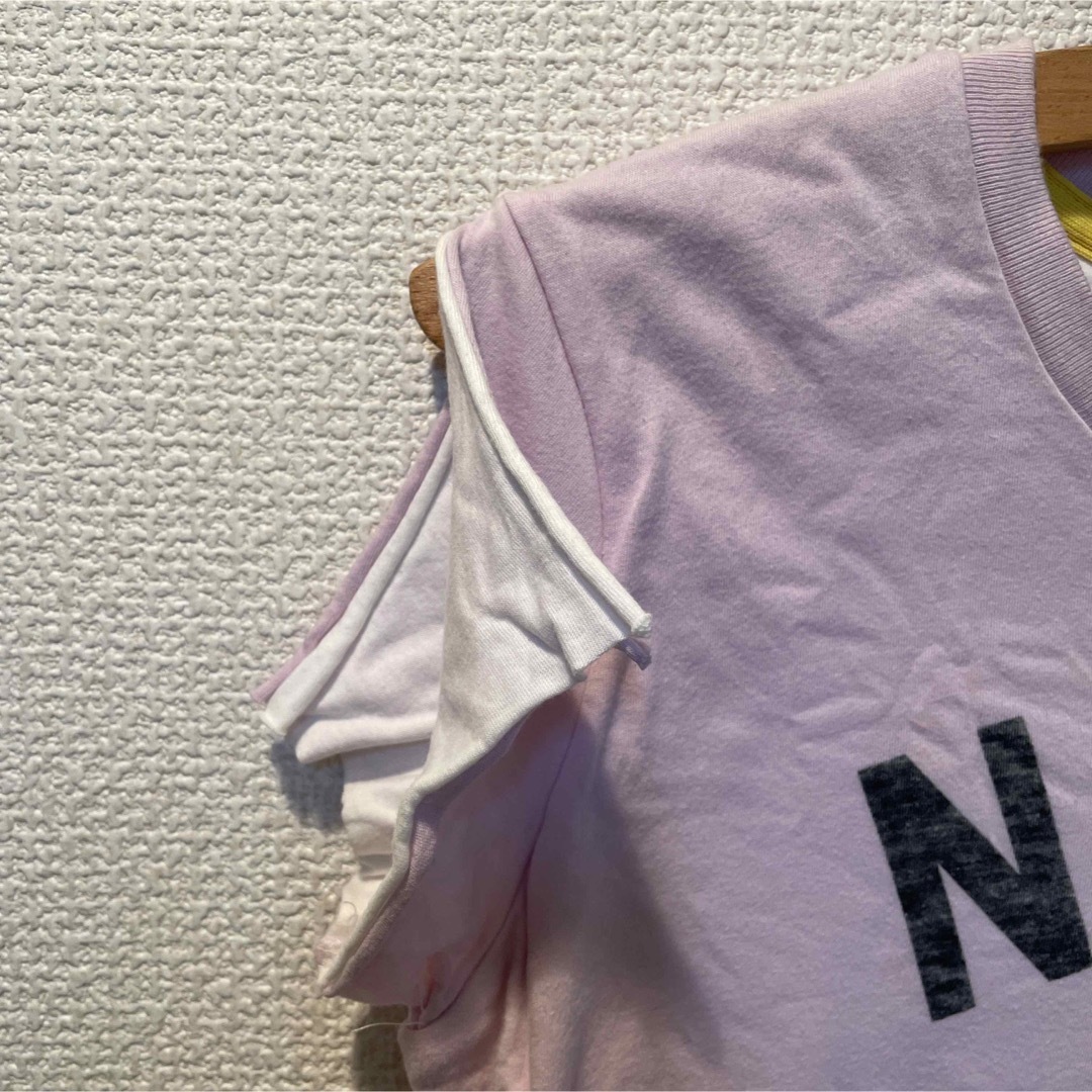 NIKE(ナイキ)のNIKE レイヤード　Tシャツ　ヨガ レディースのトップス(Tシャツ(半袖/袖なし))の商品写真