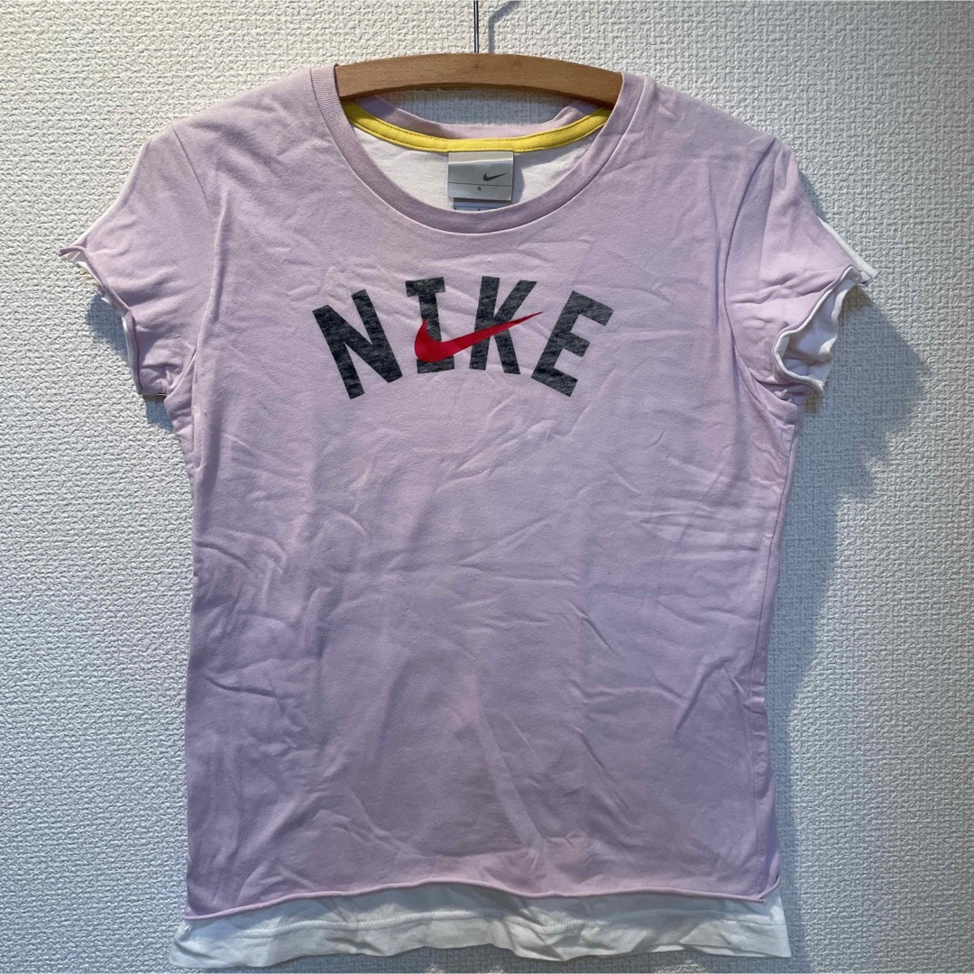 NIKE(ナイキ)のNIKE レイヤード　Tシャツ　ヨガ レディースのトップス(Tシャツ(半袖/袖なし))の商品写真