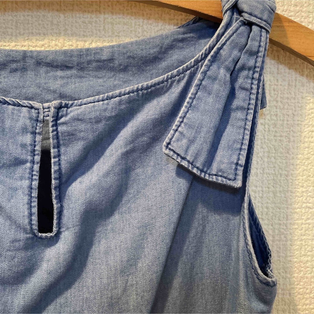 ZARA KIDS(ザラキッズ)のZARA キッズ　ソフトデニムワンピース　 キッズ/ベビー/マタニティのキッズ服女の子用(90cm~)(ワンピース)の商品写真