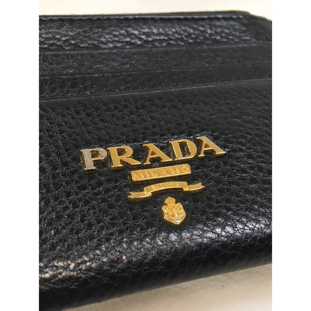 PRADA(プラダ)のプラダ　サフィアーノ　コインケース　カードケース　フラグメントケース　ブラック メンズのファッション小物(コインケース/小銭入れ)の商品写真