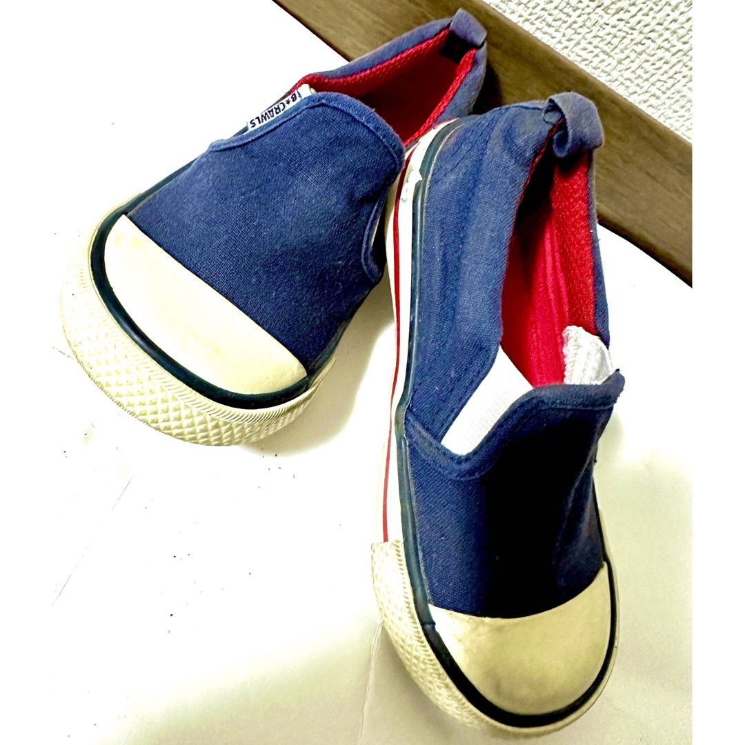 18センチ スリッポン キッズ/ベビー/マタニティのキッズ靴/シューズ(15cm~)(スリッポン)の商品写真