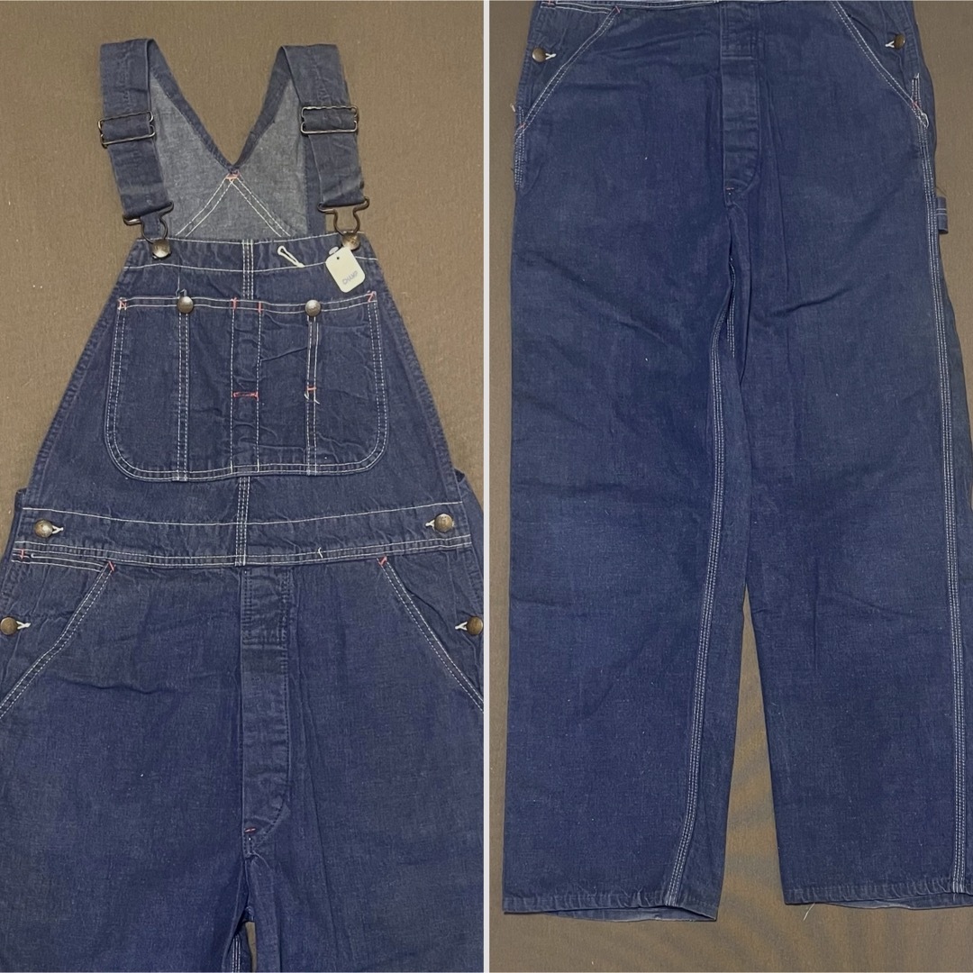 VINTAGE(ヴィンテージ)の1960s MONTGOMERY WARD デニムオーバーオール Size 34 メンズのパンツ(サロペット/オーバーオール)の商品写真