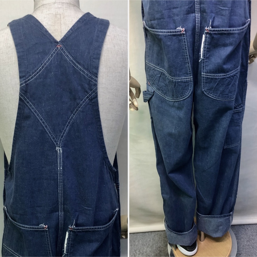 VINTAGE(ヴィンテージ)の1960s MONTGOMERY WARD デニムオーバーオール Size 34 メンズのパンツ(サロペット/オーバーオール)の商品写真