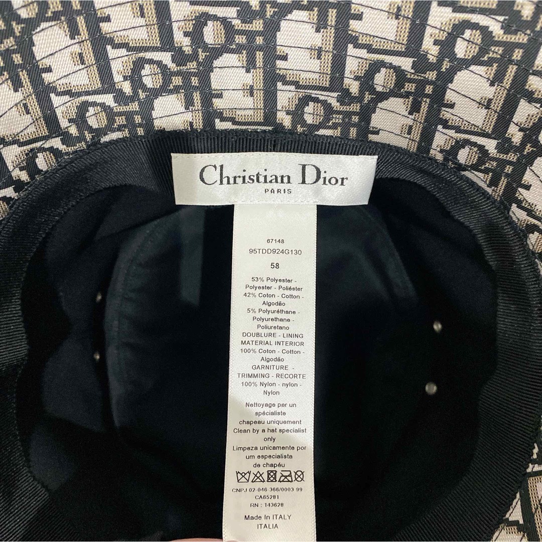 Christian Dior(クリスチャンディオール)の美品 Christian Dior チュール付きハット レディースの帽子(ハット)の商品写真