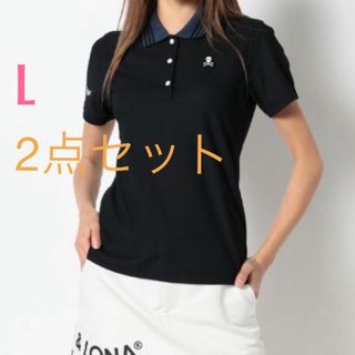 マークアンドロナ(MARK&LONA)のMARK&LONA  Ripple Polo    (BLACK)(ウエア)