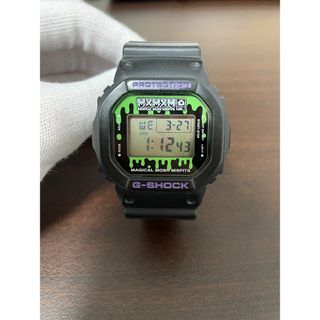 ジーショック(G-SHOCK)の完動品　電池交換済み　G-SHOCK×マジカルモッシュミスフィッツ　MXMXM(腕時計(デジタル))