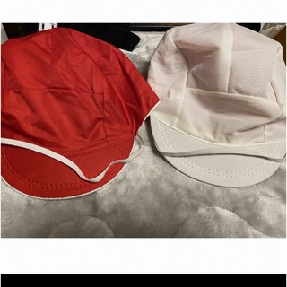 2枚セット　紅白帽　赤白帽　カラー帽