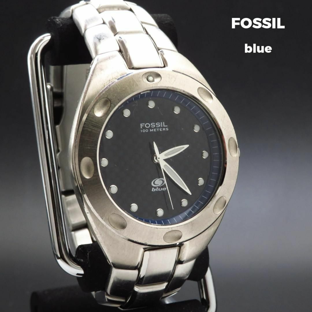 FOSSIL(フォッシル)のFOSSIL blue ダイバーウォッチ 100METERS  メンズの時計(腕時計(アナログ))の商品写真