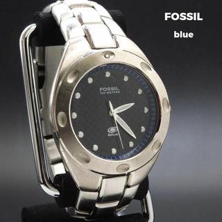 フォッシル(FOSSIL)のFOSSIL blue ダイバーウォッチ 100METERS (腕時計(アナログ))