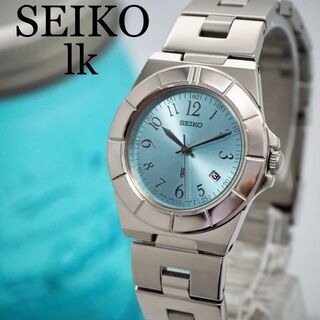 343【美品】SEIKO セイコー腕時計　レディース腕時計　スカイブルー　ルキア(腕時計)