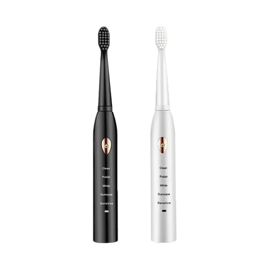電動歯ブラシ　ブラック　大人用　5ギアモード　USB充電 コスメ/美容のオーラルケア(歯ブラシ/デンタルフロス)の商品写真