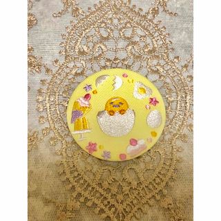 グデタマ(ぐでたま)の新品未使用 サンリオ 刺繍缶バッジ2 ぐでたま(キャラクターグッズ)