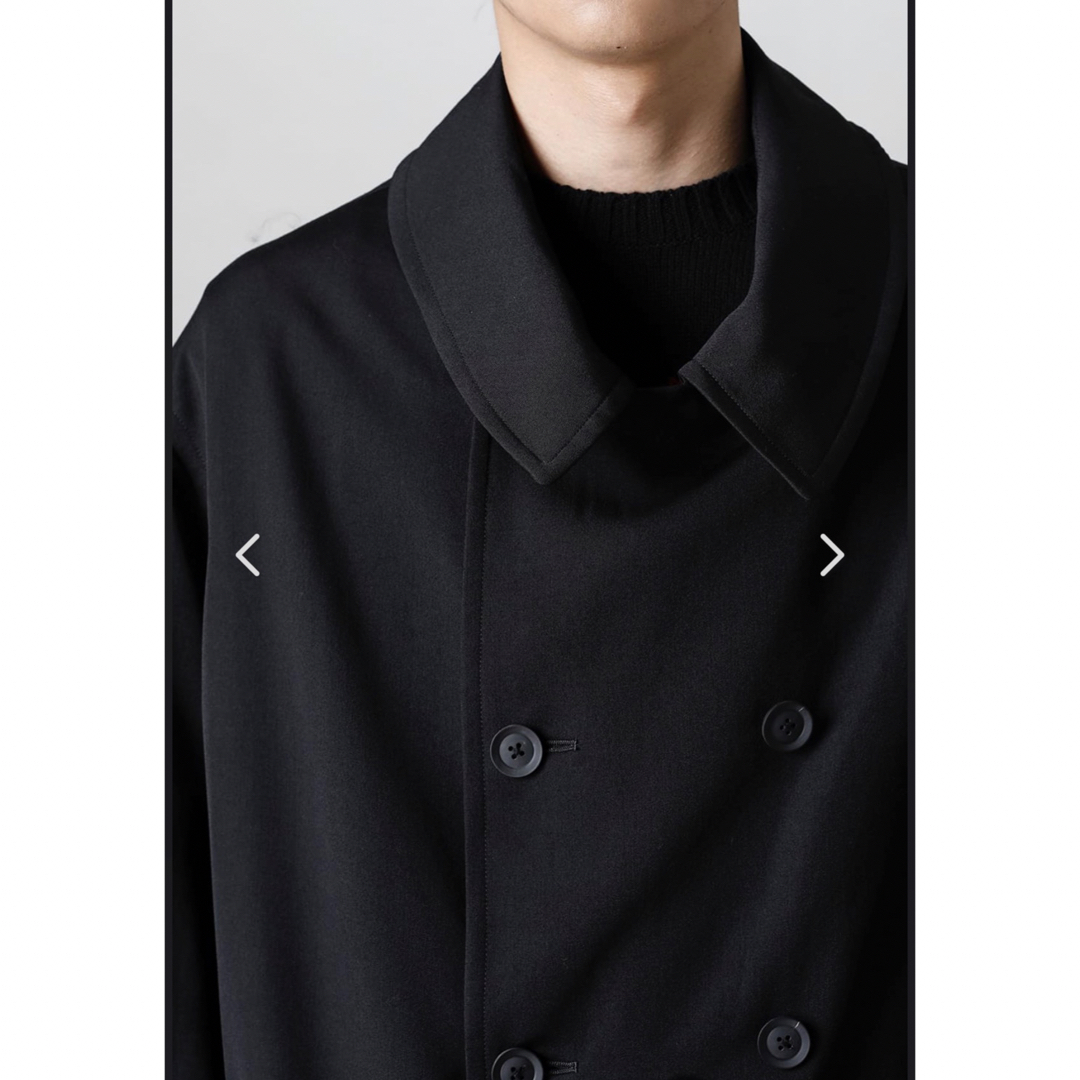 Yohji Yamamoto POUR HOMME(ヨウジヤマモトプールオム)のYohji Yamamoto ステンカラー ビッグコート メンズのジャケット/アウター(ステンカラーコート)の商品写真