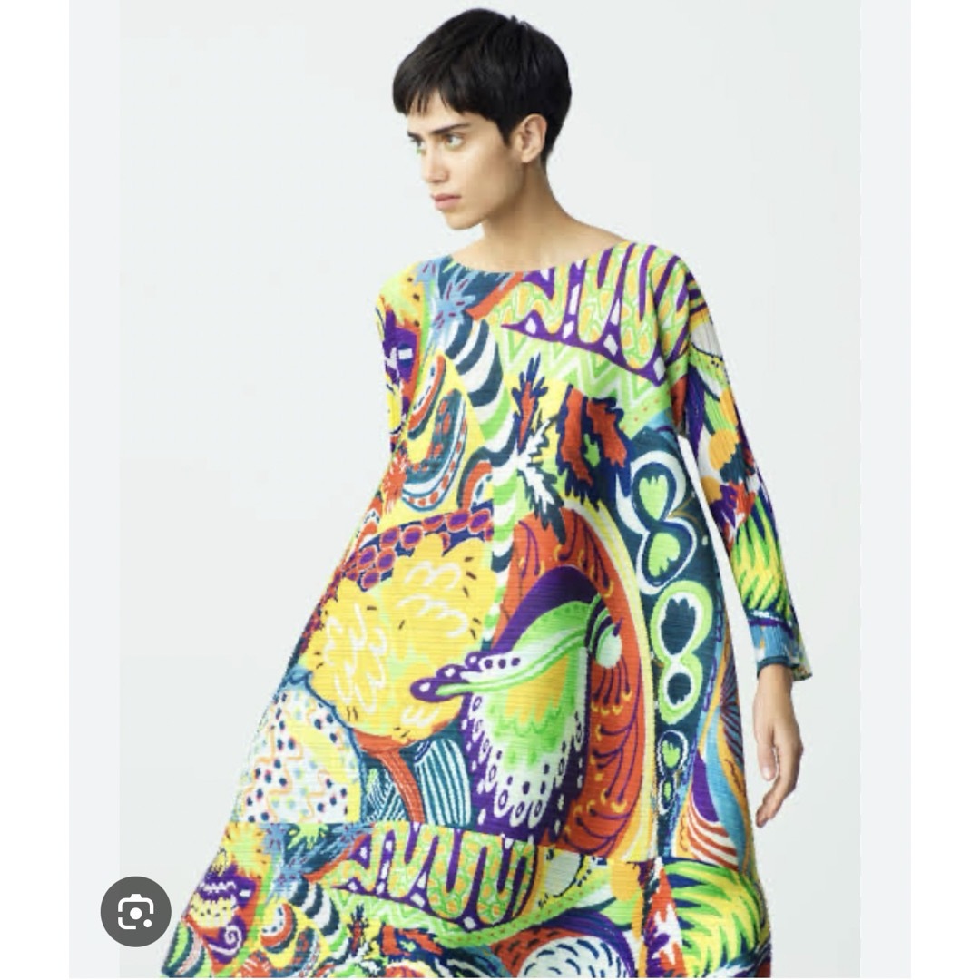 PLEATS PLEASE ISSEY MIYAKE(プリーツプリーズイッセイミヤケ)の【新品未使用】プリーツプリーズSNOWRUNNER ワンピースPP33JH696 レディースのワンピース(ロングワンピース/マキシワンピース)の商品写真