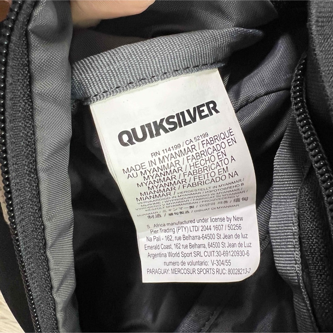 QUIKSILVER(クイックシルバー)の▪️美品▪️Quicksilver クイックシルバー ボディバッグ ポーチ メンズのバッグ(ボディーバッグ)の商品写真