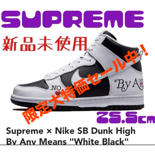 シュプリーム(Supreme)の【supreme × Nike】 SB DunkHigh By AnyMeans(スニーカー)