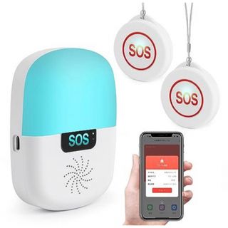 ナースコール 家庭用 WIFI 呼び出しベル介護アプリでスマホ連動 SOS(日用品/生活雑貨)