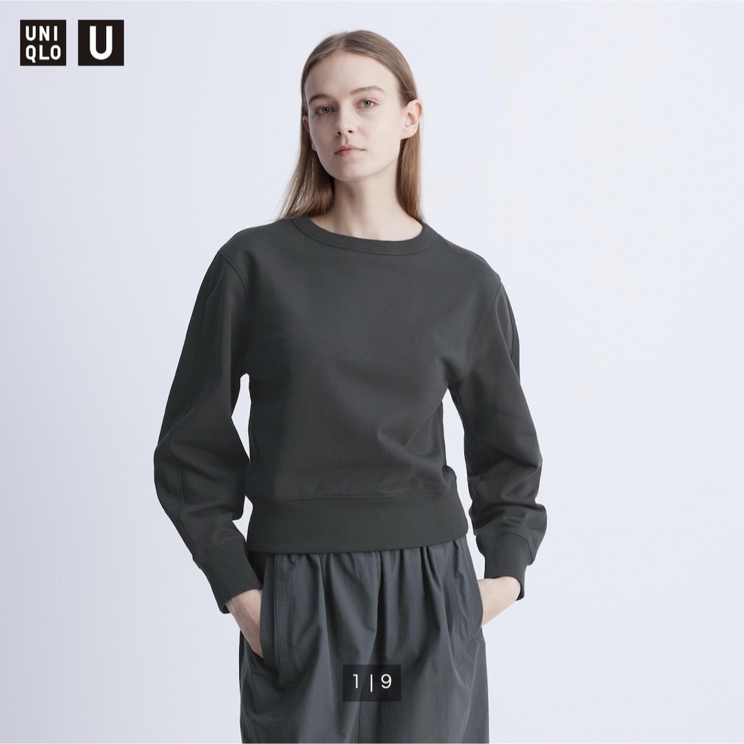 UNIQLO(ユニクロ)のスウェットクルーネックシャツ（長袖） レディースのトップス(トレーナー/スウェット)の商品写真