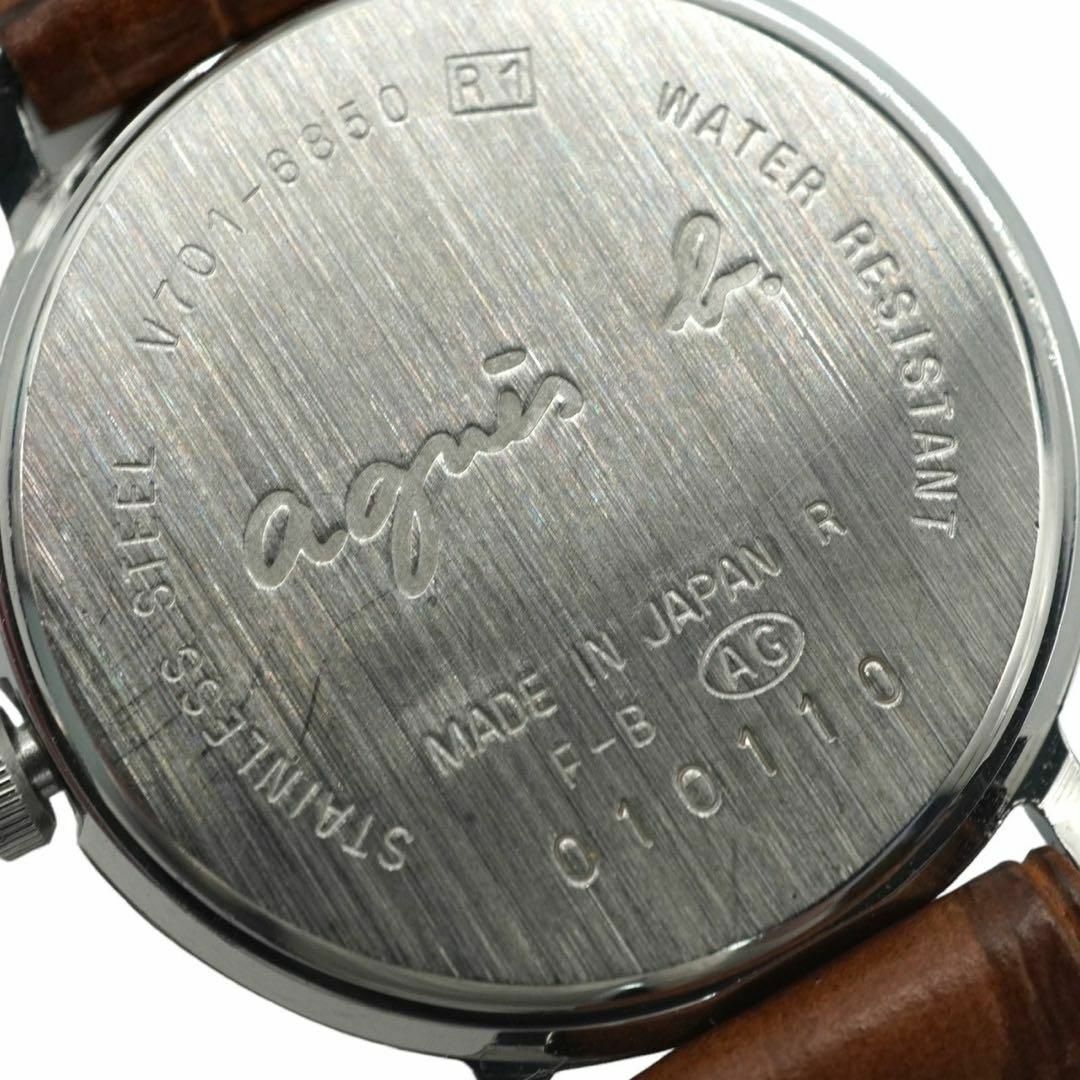 agnes b.(アニエスベー)のアニエスベー　腕時計　g2　新品ベルト　アナログ　レディース　革ベルト　ロゴ メンズの時計(腕時計(アナログ))の商品写真