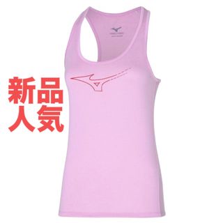 ミズノ(MIZUNO)のMIZUNO ランニングクイックドライタンク Sピンク　レディース/ウィメンズ(ウェア)