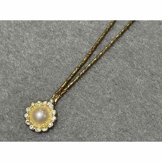 クリスチャンディオール(Christian Dior)のディオール パール　ネックレス　ゴールド　Christian Dior(ネックレス)