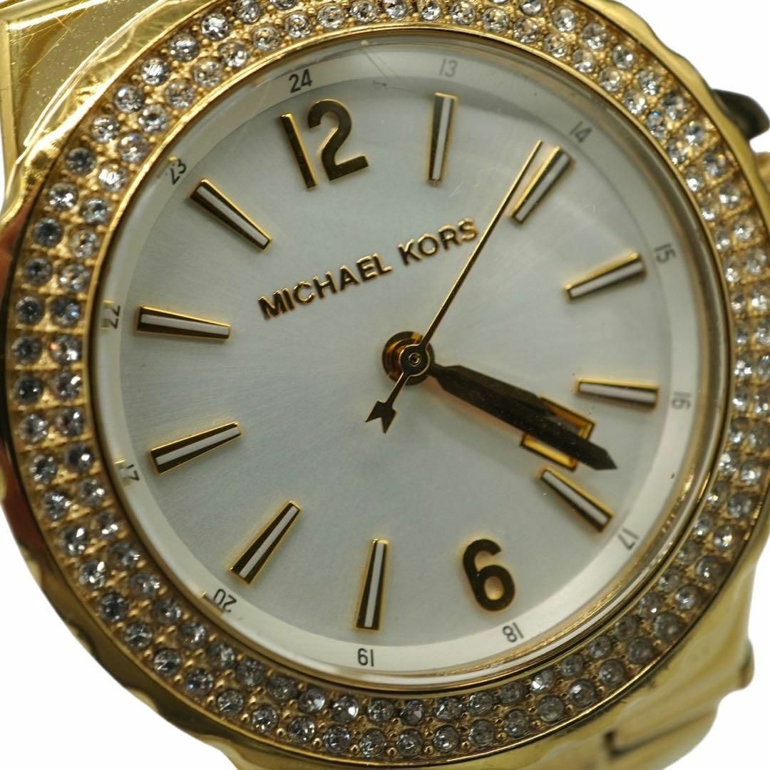 Michael Kors(マイケルコース)の新品電池　マイケルコース　腕時計　レディース　g2　クオーツ　ラインストーン メンズの時計(腕時計(アナログ))の商品写真