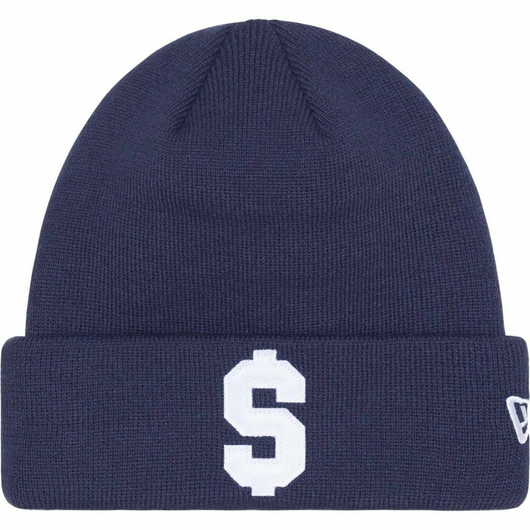 Supreme(シュプリーム)のSupreme New Era $ Beanie Navy ドル ネイビー メンズの帽子(ニット帽/ビーニー)の商品写真