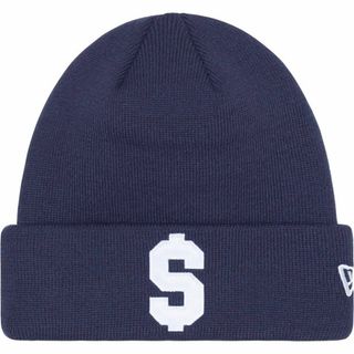 Supreme New Era $ Beanie Navy ドル ネイビー