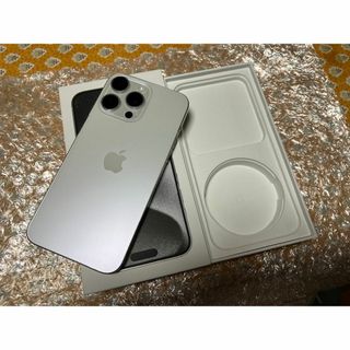 アイフォーン(iPhone)の美品　iPhone 15 Pro Max 256GB AppleCare+有効(スマートフォン本体)