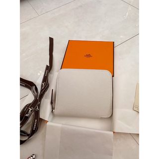 エルメス(Hermes)のエルメス　アザップ　シルクイン　コンパクト財布　グリペール(内側 ルビー) 新品(財布)