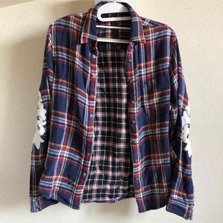 【断捨離】クロムハーツ chrome hearts ネルシャツ Mサイズ