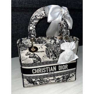 クリスチャンディオール(Christian Dior)の【激レア33%OFF】DIOR LADY D-Lite バッグ　ミディアム(トートバッグ)