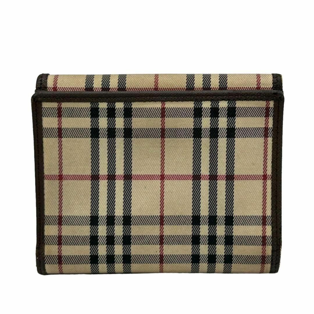 BURBERRY(バーバリー)の良品　Burberry バーバリー　w1 三つ折り財布　ノバチェック　財布 レディースのトップス(Tシャツ(半袖/袖なし))の商品写真