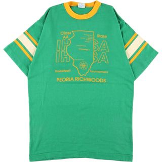 古着 70年代 チャンピオン Champion バータグ プリントTシャツ USA製 メンズS ヴィンテージ /eaa387317