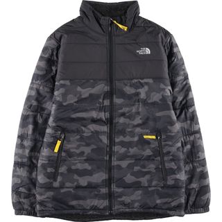 ザノースフェイス(THE NORTH FACE)の古着 ザノースフェイス THE NORTH FACE 中綿ジャケット パファージャケット ベトナム製 XL レディースXL フルジップ 長袖 リバーシブル /eaa387302(ダウンジャケット)