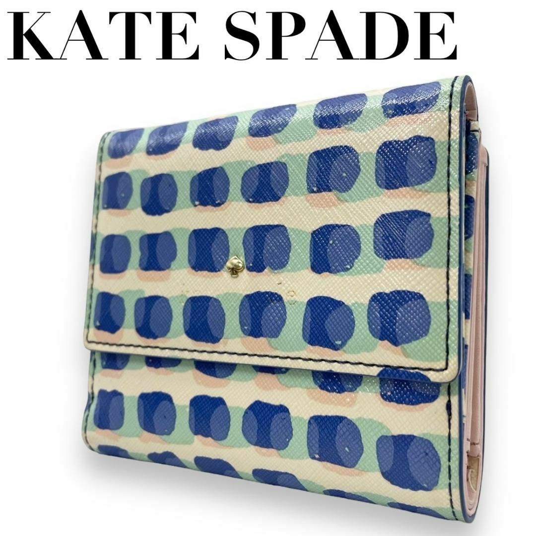 kate spade new york(ケイトスペードニューヨーク)のKATE SPADE ケイトスペード　M3 三つ折り財布　マルチカラー レディースのトップス(Tシャツ(半袖/袖なし))の商品写真