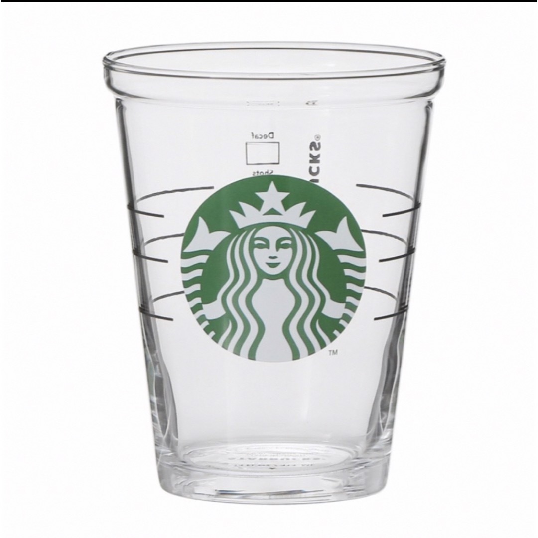 Starbucks(スターバックス)の新品 スターバックスコールドカップグラス414ml インテリア/住まい/日用品のキッチン/食器(グラス/カップ)の商品写真