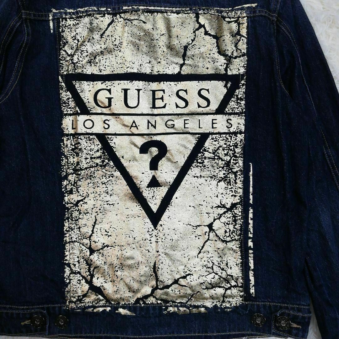 GUESS(ゲス)のGUESS　ゲス　Gジャン　デニムジャケット　ジャケット　アウター　メンズ　M メンズのジャケット/アウター(Gジャン/デニムジャケット)の商品写真