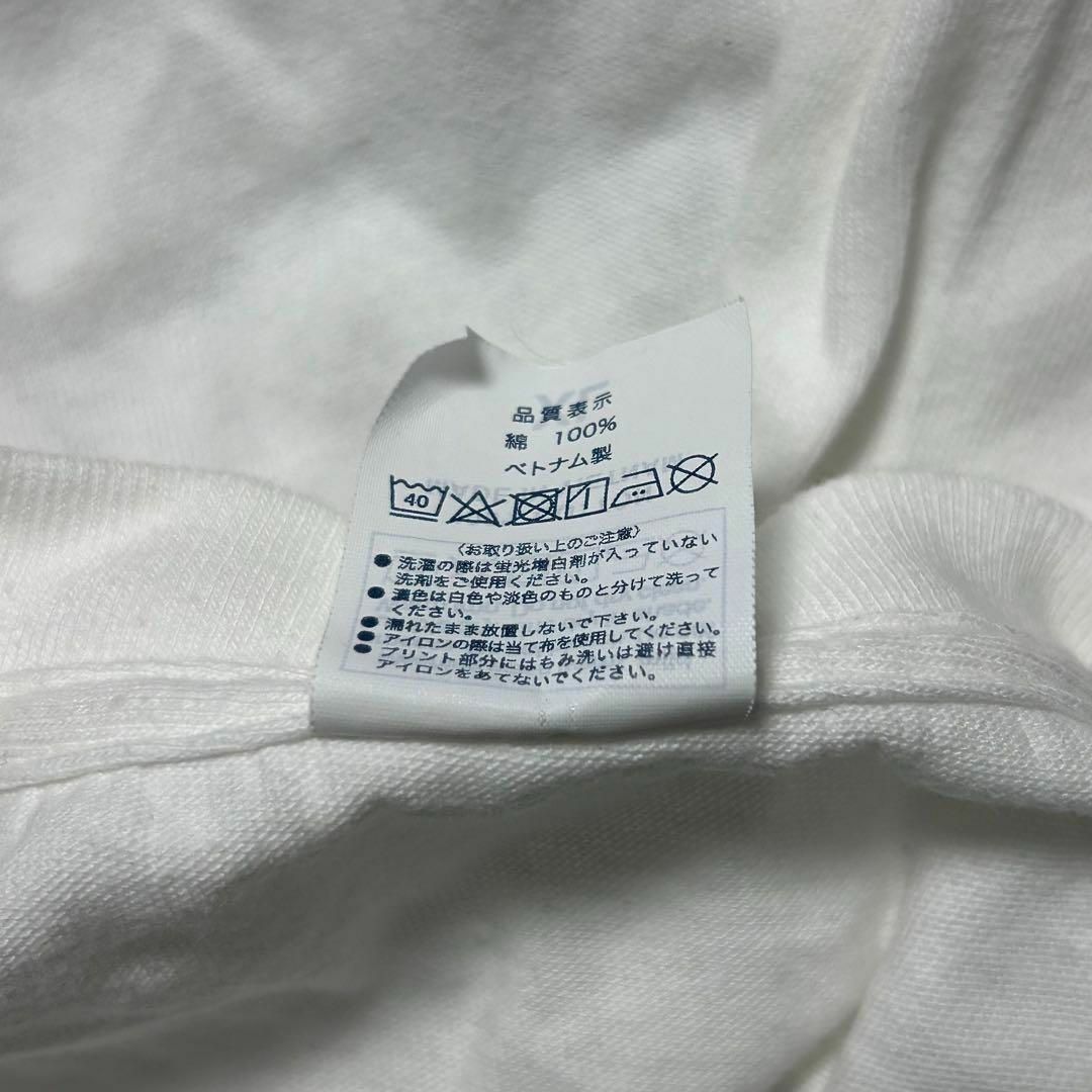 【つながる詩の日】ahamo コラボプリントTシャツ　アニメ　ホワイト　XL レディースのトップス(Tシャツ(半袖/袖なし))の商品写真